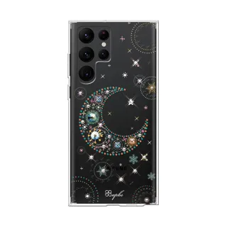 【apbs】Samsung Galaxy S25/S24/S23/S22系列 水晶彩鑽防震雙料手機殼(星月)