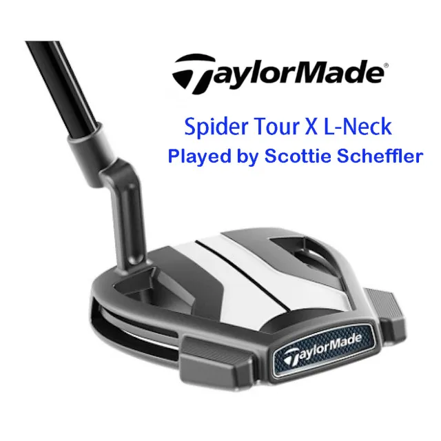 【TaylorMade】Spider Tour X L-Neck 推桿(球王Scottie Scheffler 致勝武器)