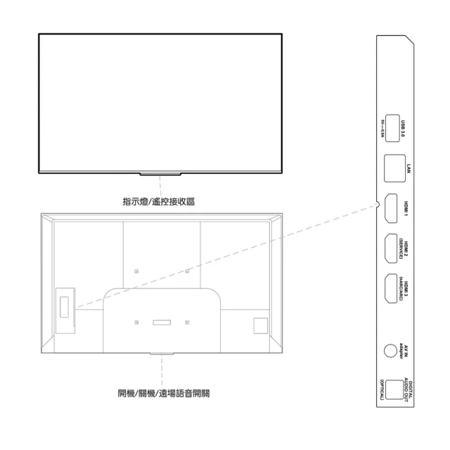 【TCL】43型 4K Google TV 智能連網顯示器-基本安裝(43P755)