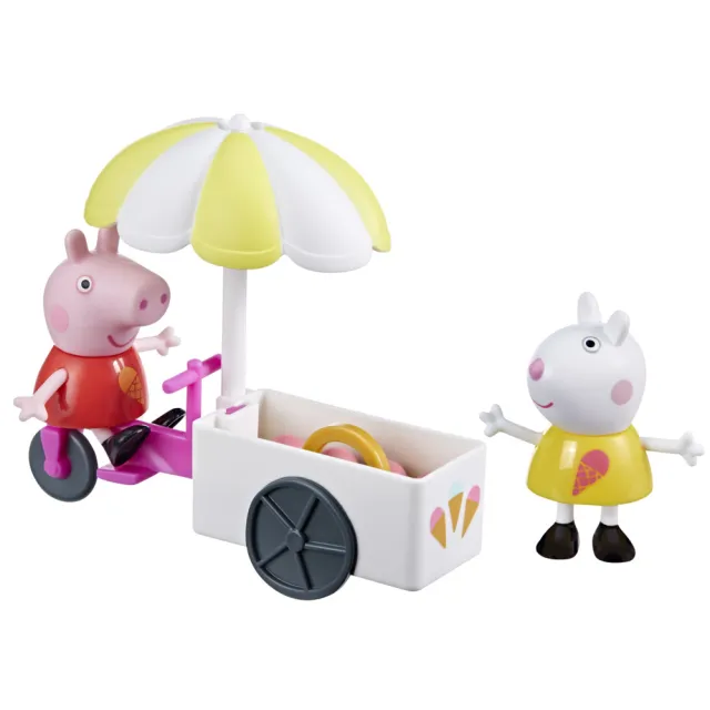 【Peppa Pig 粉紅豬】學前玩具系列(佩佩豬的冰淇淋車遊戲組)