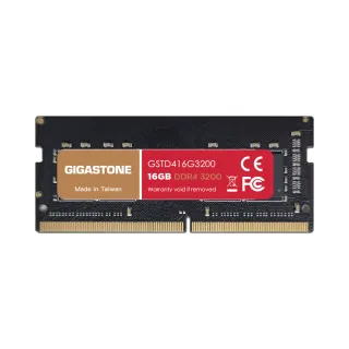 【Gigastone 立達國際】DDR4 3200MHz 8GB 筆記型記憶體 單入(NB專用)