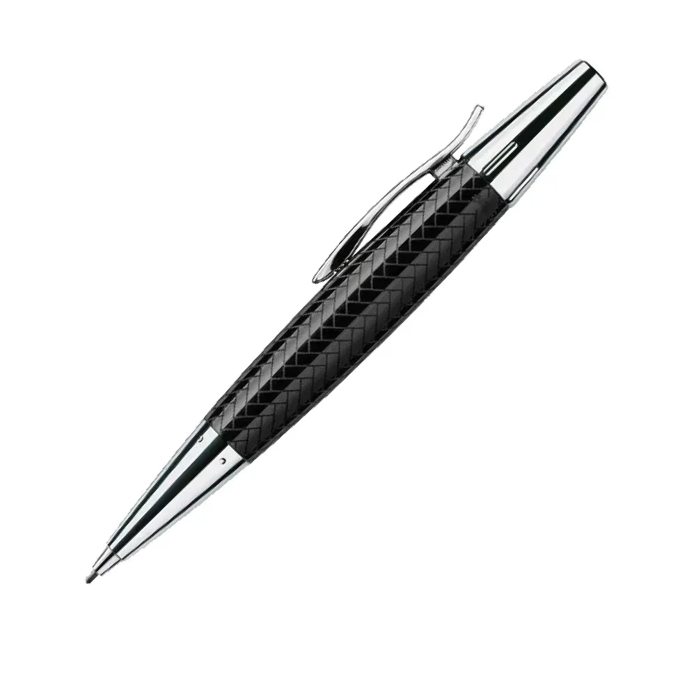 【Faber-Castell】E-MOTION 鑲木紋1.4mm 旋轉鉛筆 黑色 免費刻字(原廠正貨)