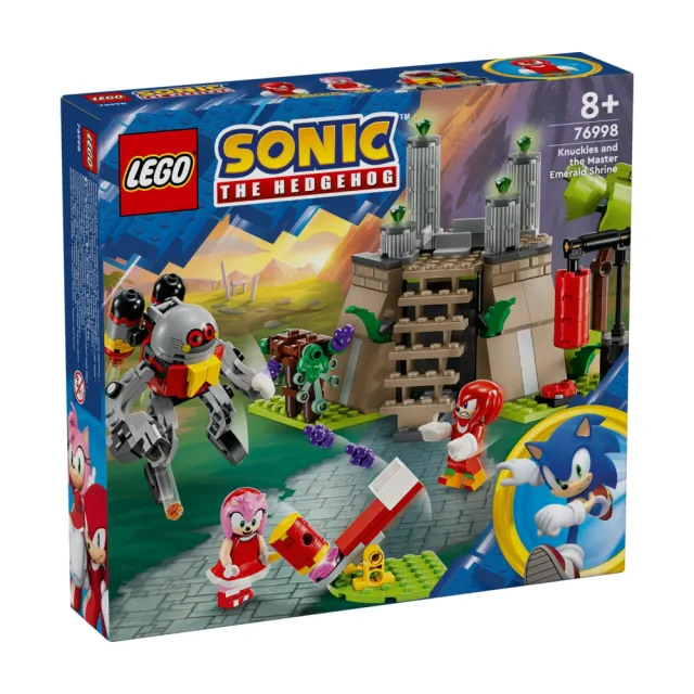 【LEGO 樂高】音速小子系列 76998 納克和王者翡翠神殿(任天堂 SEGA 禮物 玩具 創意力遊戲)