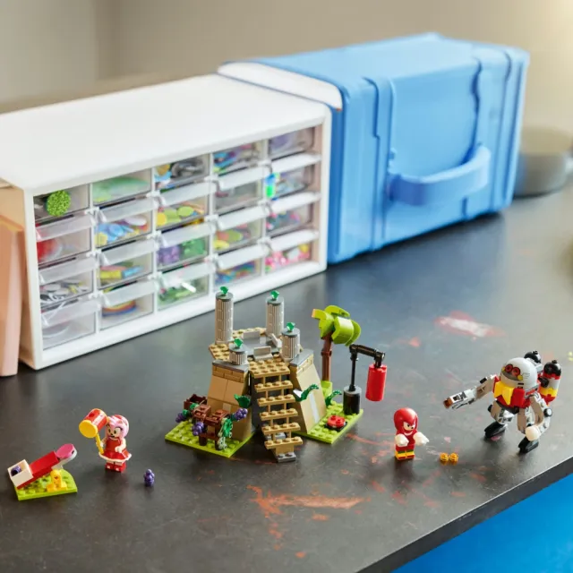 【LEGO 樂高】音速小子系列 76998 納克和王者翡翠神殿(任天堂 SEGA 禮物 玩具 創意力遊戲)