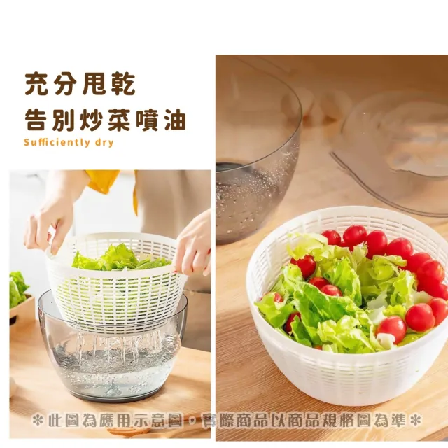 【廚房好幫手】省力高效科技電動脫水器4.5L(大容量 瀝水籃 蔬果甩乾 洗菜籃 迷你脫水機 小型洗菜機)