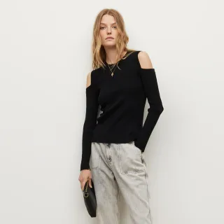 【ALLSAINTS】ELION 人造絲貼身造型上衣 WK087X(貼身版型)