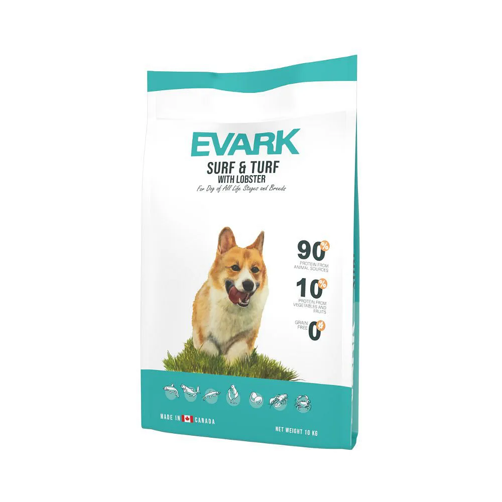 【EVARK渴望】無穀犬糧-海陸龍蝦 10kg（七種肉適合全生長階段全品種犬）(狗糧、狗飼料)