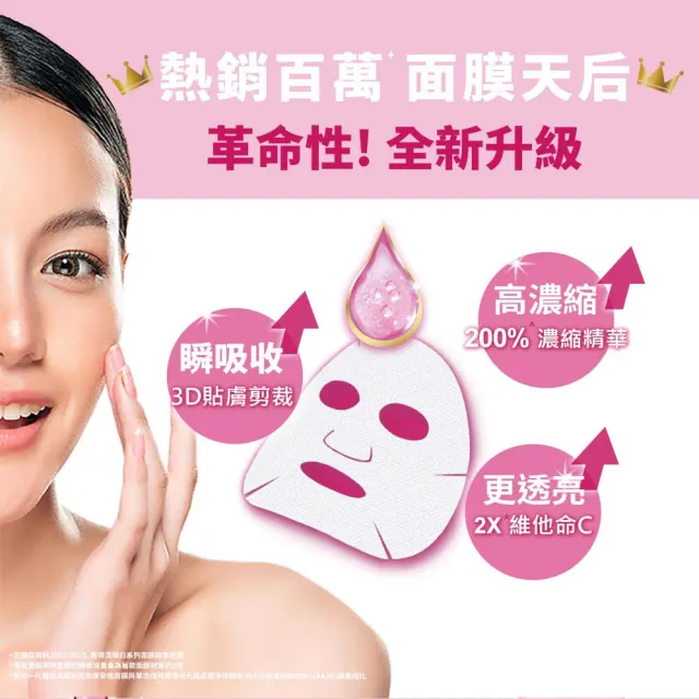 【Neutrogena 露得清】超能亮修護安瓶面膜(5片組 x4盒)