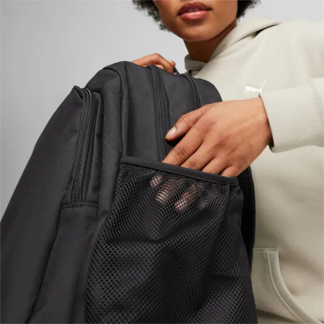 【PUMA】後背包 運動包 書包 旅行包 登山包 Academy 黑 09069701(3015)