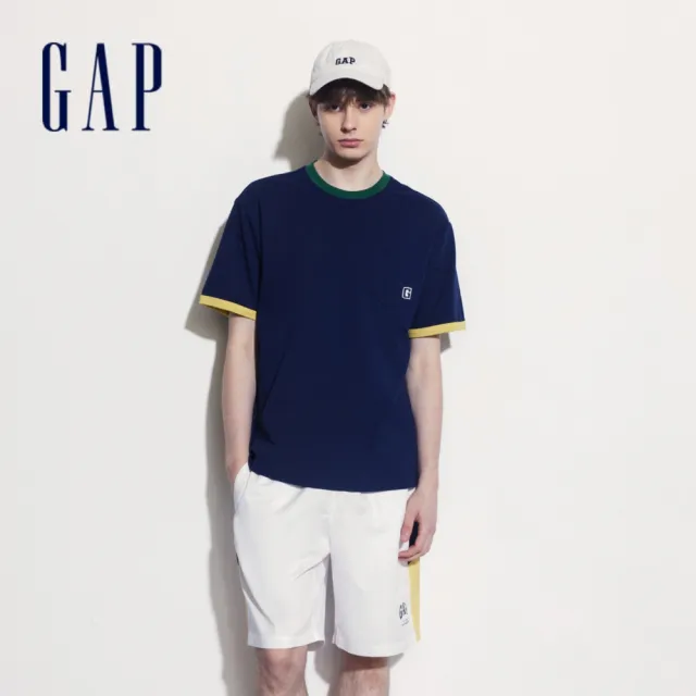 【GAP】男女裝 Logo圓領短袖T恤-多款任選(464839&465586&465602&512840)