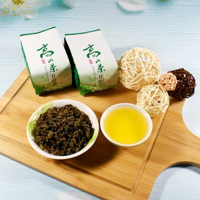 【龍源茶品】杉林溪藏香甘醇烏龍茶葉150gx4包(共1斤;無焙火;附提袋;生青茶;無焙火;微發酵)