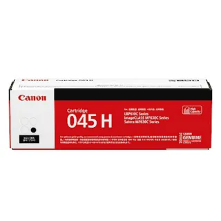 【Canon】CANON CRG-045H-BK 原廠黑色高容量碳粉匣(原廠公司貨/crg045/)