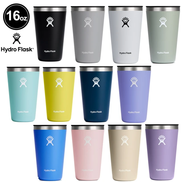 Hydro Flask 16oz/473ml 保溫 保冰 附蓋 隨行杯 多色可選(超強保冰 咖啡杯 無毒 重視食安)