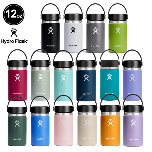 Hydro Flask 12oz/354ml 寬口 提環 保冰 保溫瓶 多色可選(保溫杯 大口徑 小容量 小ml數 方便攜帶)