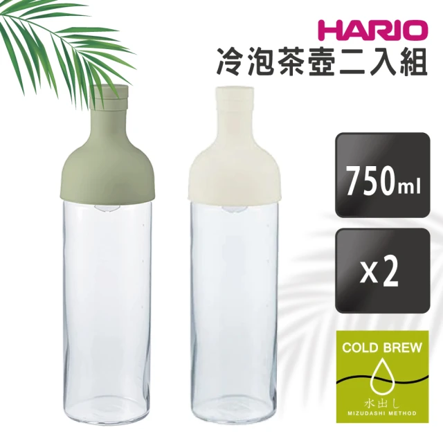 HARIO 酒瓶冷泡茶壺–2入組／750ml(FIB-75)