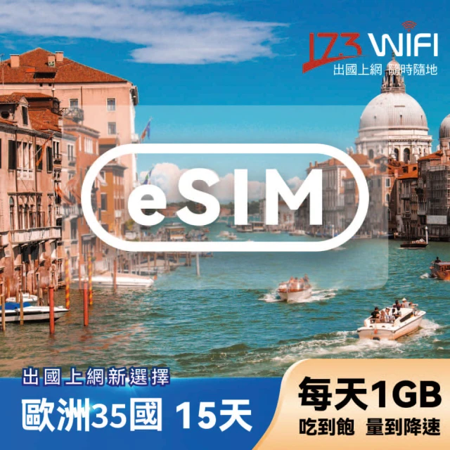 【173WIFI 】eSIM-紐澳15日吃到飽兌換券（每日1