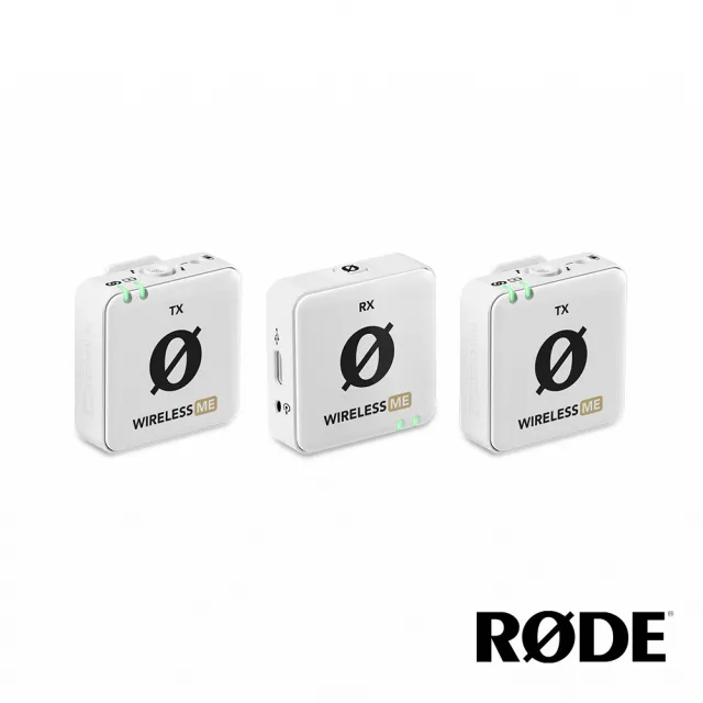 【RODE】Wireless Me Dual 一對二無線麥克風 純淨白(公司貨)