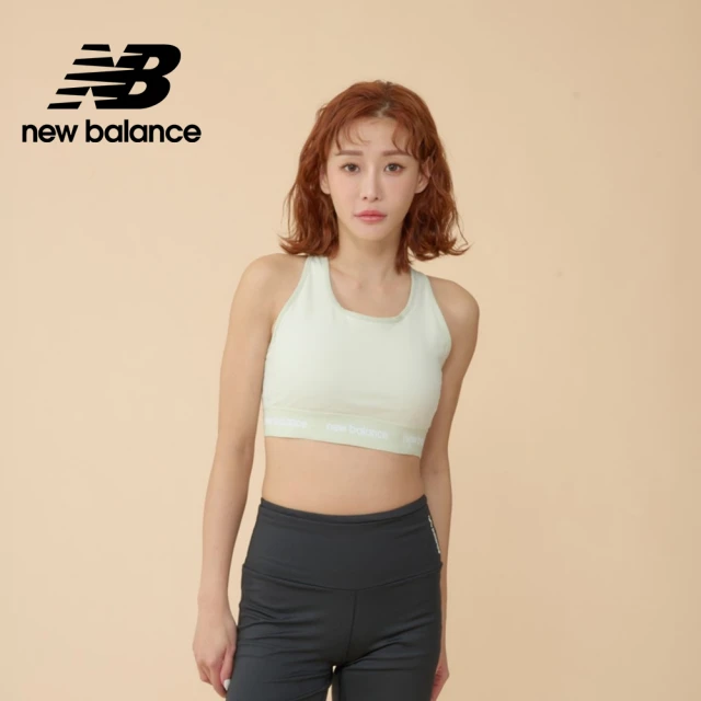 NEW BALANCE NB 中高強度運動內衣BRA TOP_AWB41048NUM_女性_果綠色(亞版 版型正常)