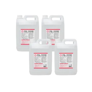 【台糖】75%清潔用酒精 4桶(4000ml/桶)
