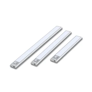 【POLYWELL】磁吸式LED感應燈 /銀色 /20cm