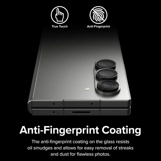 【Ringke】三星 Galaxy Z Fold 6 Camera Lens Frame Glass 鋼化玻璃鏡頭保護鋁框 2入(Rearth 鏡頭貼)