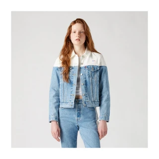 【LEVIS 官方旗艦】女款 丹寧夾克外套  巴黎浪漫系列 人氣新品 A7734-0000