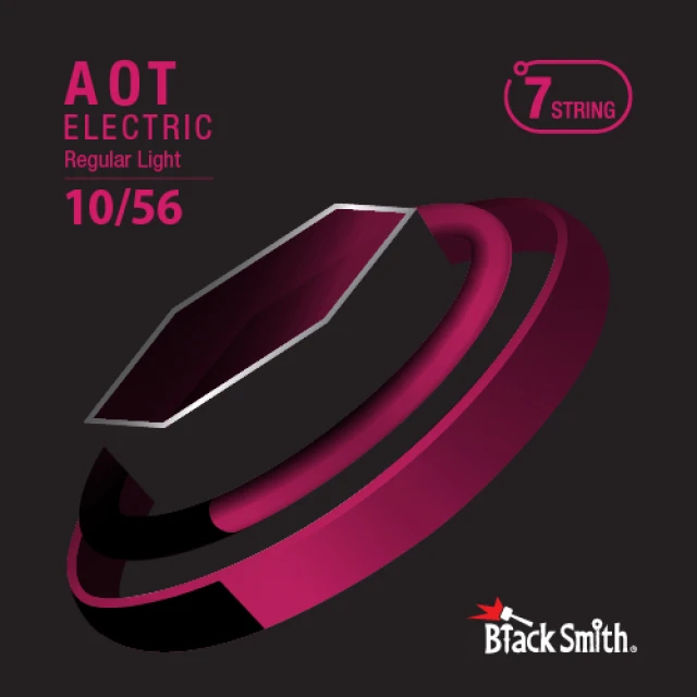 BlackSmith ANW-1056-7ST 奈米碳纖維 AOT 薄包膜 7弦 電吉他弦(原廠公司貨 商品保固有保障)