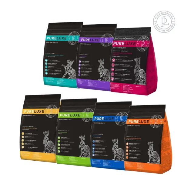 【PURELUXE 純華】天然無穀貓糧5kg/11lbs(全齡貓/高齡貓/扁臉貓/幼貓/孕&哺乳貓/貓飼料/貓乾糧)