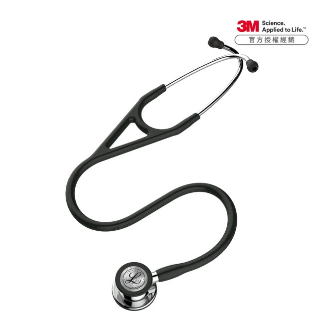 3M Littmann 心臟科第四代 6177 尊爵黑色管/鏡面聽頭(聽診器權威 全球醫界好評與肯定)