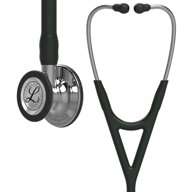 【3M】Littmann 心臟科第四代 6177 尊爵黑色管/鏡面聽頭(聽診器權威 全球醫界好評與肯定)