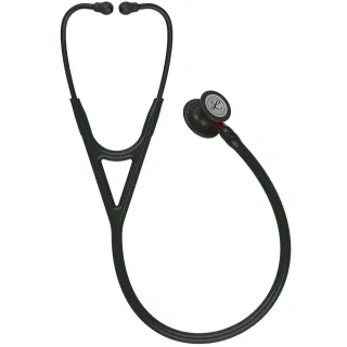 【3M】Littmann 心臟科第四代 6200 尊爵黑色管/隱士黑聽頭/紅色金屬杆(聽診器權威 全球醫界好評與肯定)