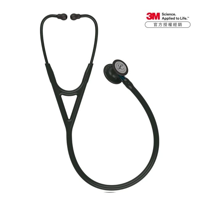 3M Littmann 心臟科第四代 6201 尊爵黑色管/隱士黑聽頭/藍色金屬杆(聽診器權威 全球醫界好評與肯定)