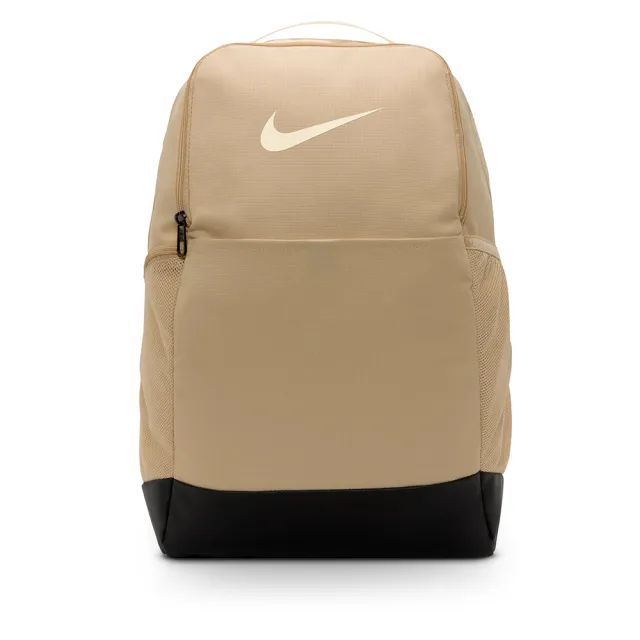 【NIKE 耐吉】後背包 運動包 書包 旅行包 登山包 NK BRSLA M BKPK - 9.5 24L 卡其 DH7709-252