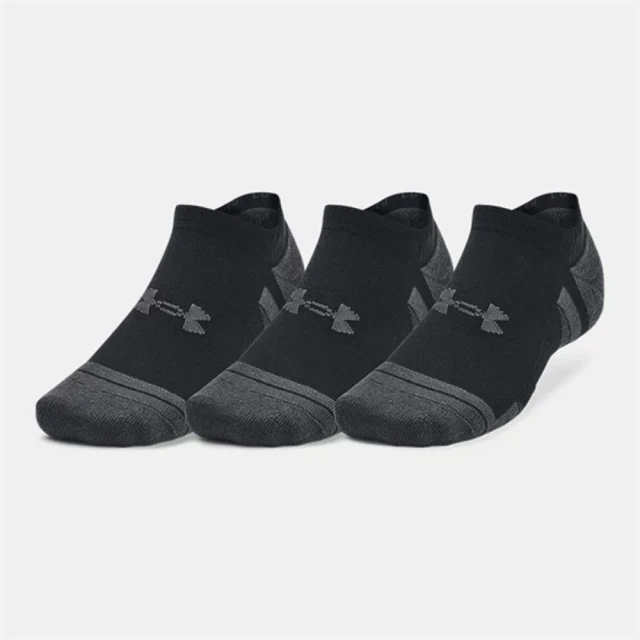 UNDER ARMOUR UA 男女同款 Performance Tech 3pk 踝襪_1382036-001(黑色)