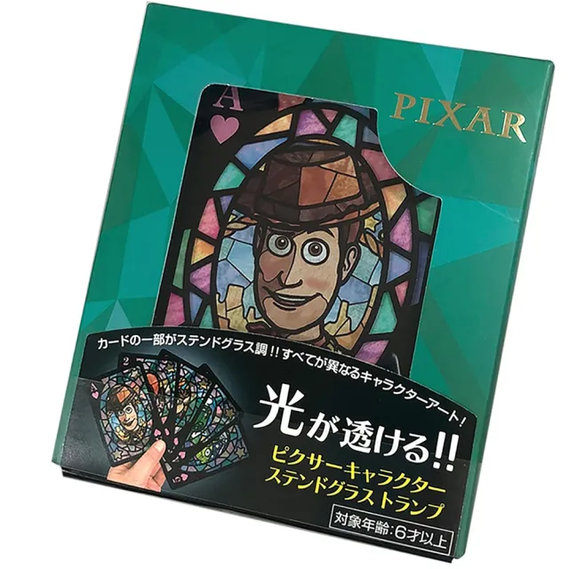 【TENYO】迪士尼彩繪透光撲克牌 皮克斯ver.