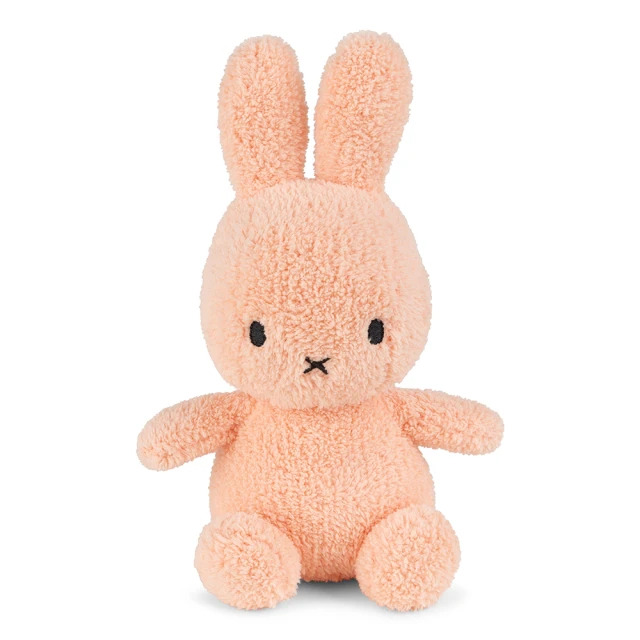 BON TON TOYS Miffy米菲兔填充玩偶-桃(23cm 玩偶、娃娃、公仔)