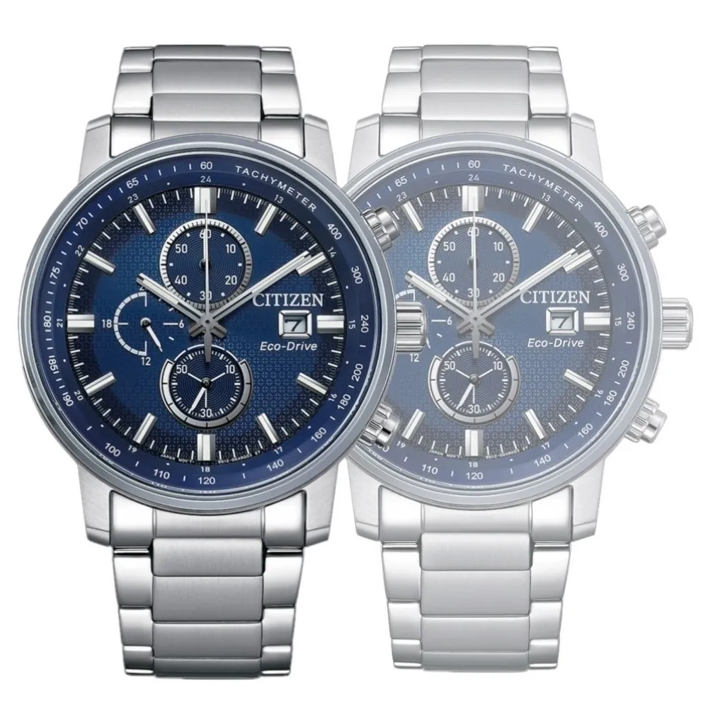 【CITIZEN 星辰】Chronograph 亞洲限定 光動能計時腕錶(CA0840-87L)