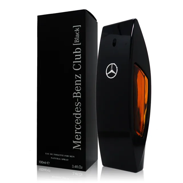 【Mercedes-Benz 賓士】Club Black 黑色浪潮淡香水 EDT 100ml(平行輸入)