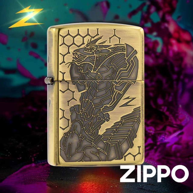 Zippo 十二生肖-蛇防風打火機(美國防風打火機)