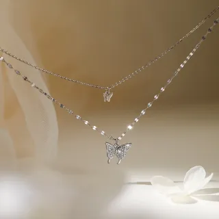 【MoonDy】包包 S925純銀項鍊 蝴蝶項鍊 小禮物 鎖骨鏈 短鍊 閨蜜項鍊 造型項鍊 抗過敏項鍊