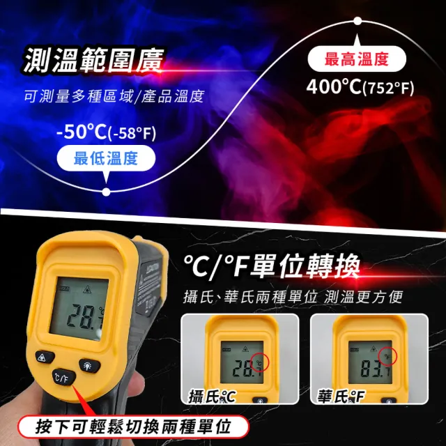 【捕夢網】紅外線測溫槍(紅外線溫度計 測溫槍 溫度槍 溫度計)