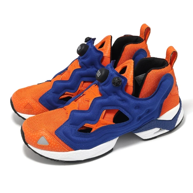 REEBOK 休閒鞋 Instapump Fury 95 男鞋 藍 橘 充氣式 緩衝(100069779)