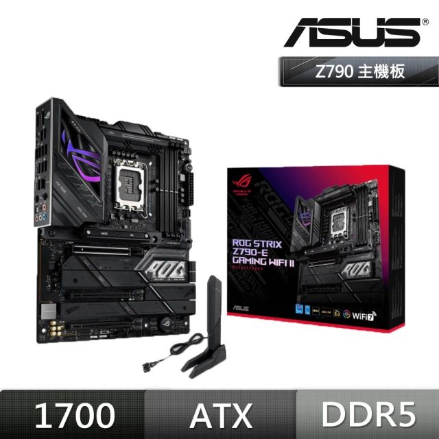 ASUS 華碩 華碩 ROG STRIX Z790-E GAMING WIFI II 主機板+INTEL I9-14900KS 特別版 24核/32緒