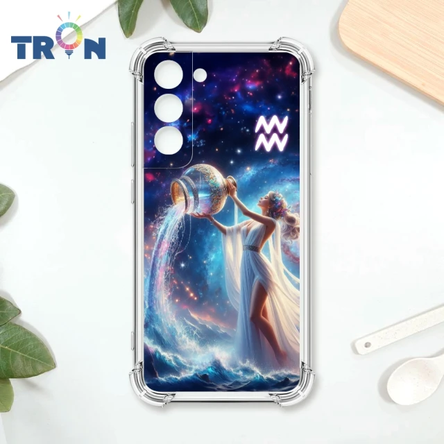 TRON 三星 S22/S22 PLUS/S22 Ultra 十二星座 土象/水象/風象/火象星座 四角防摔殼 手機殼