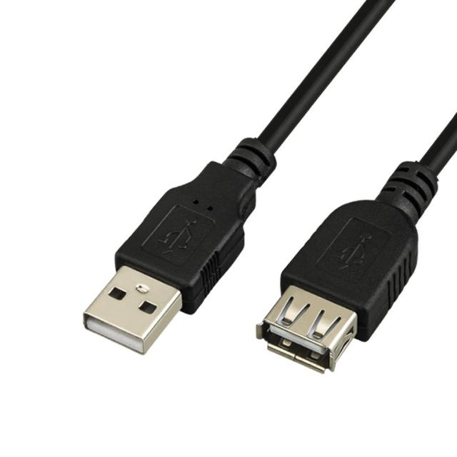 【Bravo-u】2入組 USB 2.0 傳真機印表機連接線-A公對B公(黑色2.7M)