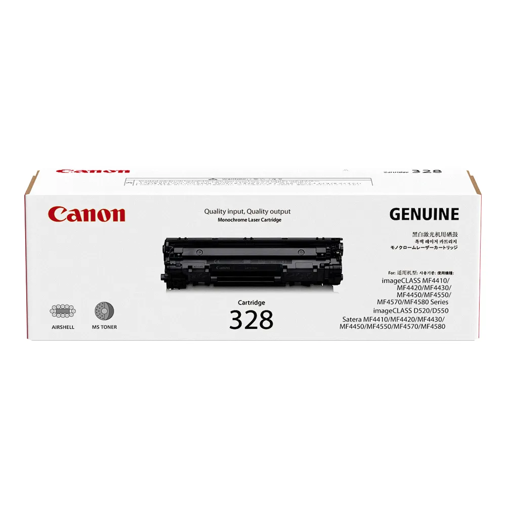 【Canon】CRG-328 原廠黑色碳粉匣 機型:L170/MF4450/4570/4580/D520(CRG-328)