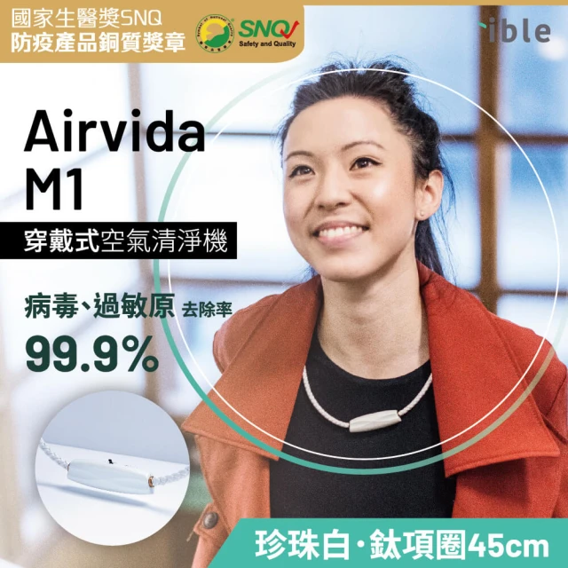 ible Airvida L1 穿戴式空氣清淨機 專利雙負離