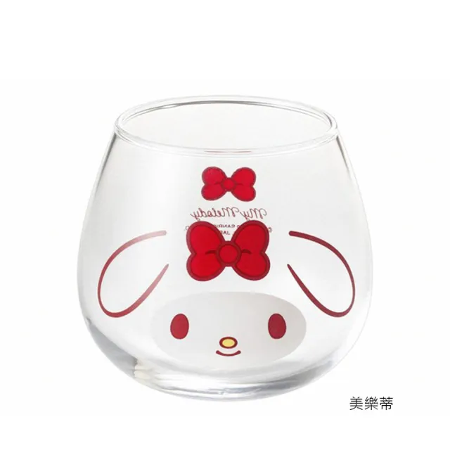 【SANRIO 三麗鷗】日本製 Sanrio玻璃杯_任選2款 水杯 320ml(Kitty / 美樂蒂 / 布丁狗 / 大耳狗 / 酷洛米)