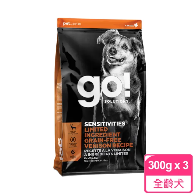 【Go!】全方位狗狗天然糧 900克 皮毛保健/高肉量/低致敏/機能系列(狗糧 狗飼料 挑嘴 關節 腸胃 WDJ)