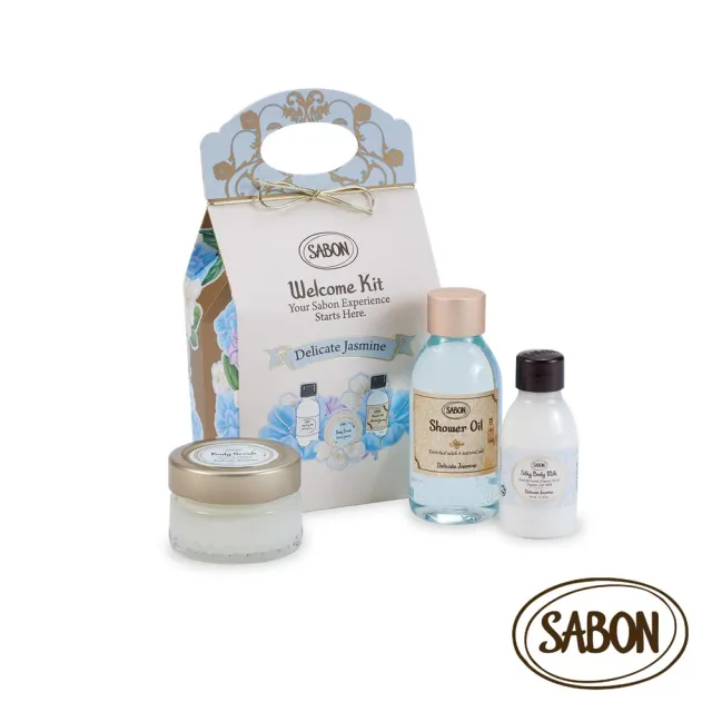 【SABON】官方直營 新升級 明星三部曲推薦組(沐浴油100ml+身體磨砂膏60g+絲綢身體乳50ml)